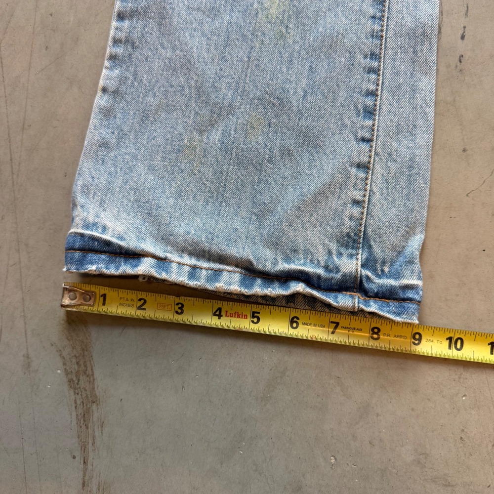 Ocean Pacific OP Mens Bootcut Jeans Light Wash Denim 30x32 Classic Fit - Picture 6 of 7